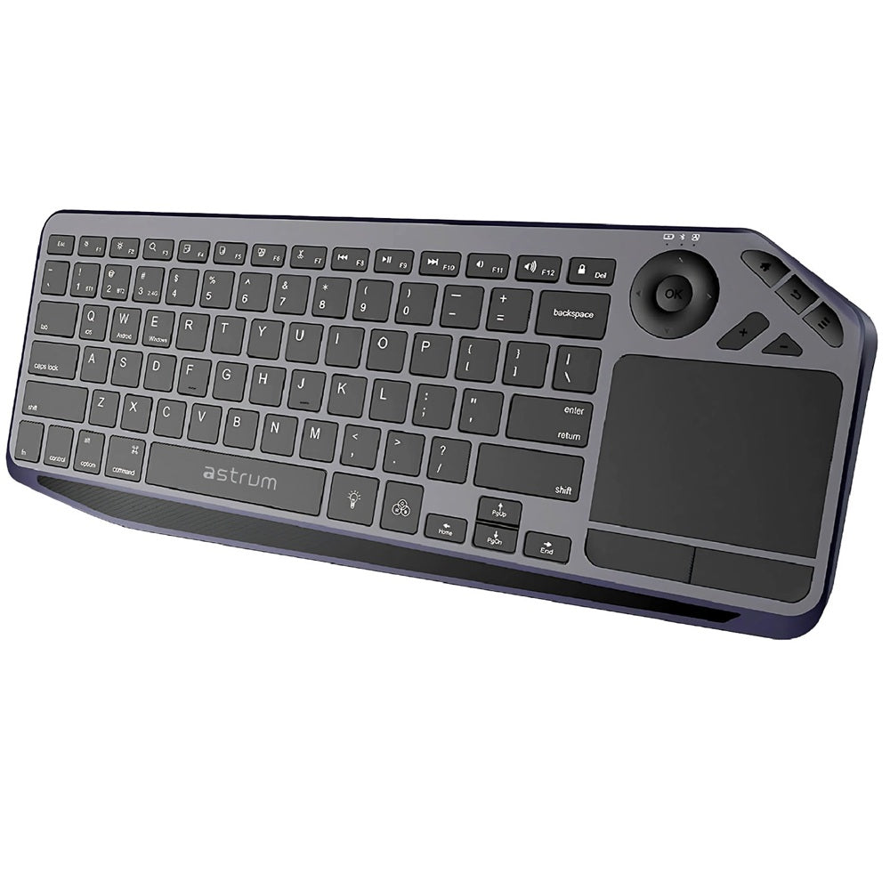 Astrum KT210 Multi Mode Wireless Keyboard with Touchpad (A51021-B) — side view