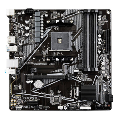 Gigabyte A520M DS3H V2 DDR4 AM4 Motherboard (GA-A520M-DS3H V2) — front view