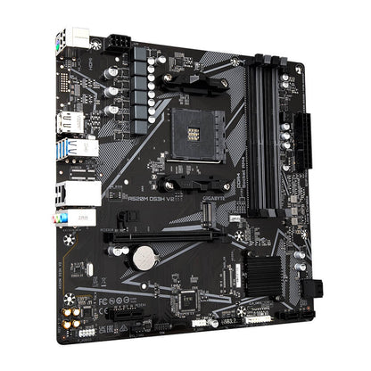 Gigabyte A520M DS3H V2 DDR4 AM4 Motherboard (GA-A520M-DS3H V2) — side view