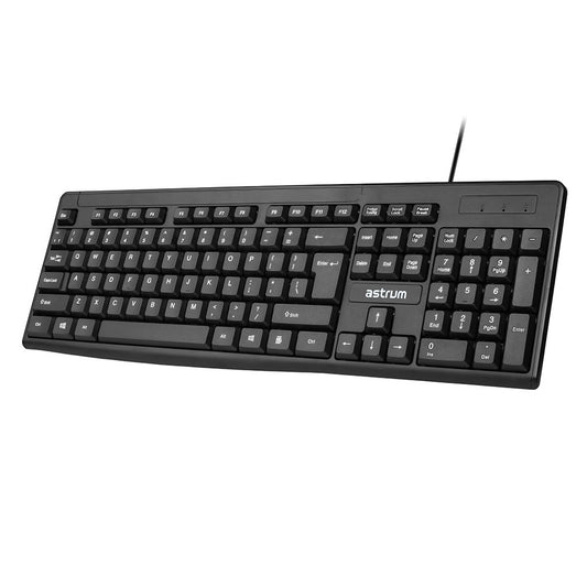 Astrum KB080 USB Slim Keyboard – Black (A80508-BEN) image 1