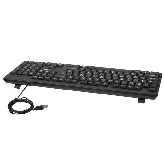 Astrum KB080 USB Slim Keyboard – Black (A80508-BEN) image 2