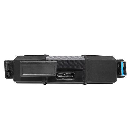 ADATA HD710 Pro 5TB Durable External Hard Drive – Black (AHD710P-5TU31-CBK) — rear view