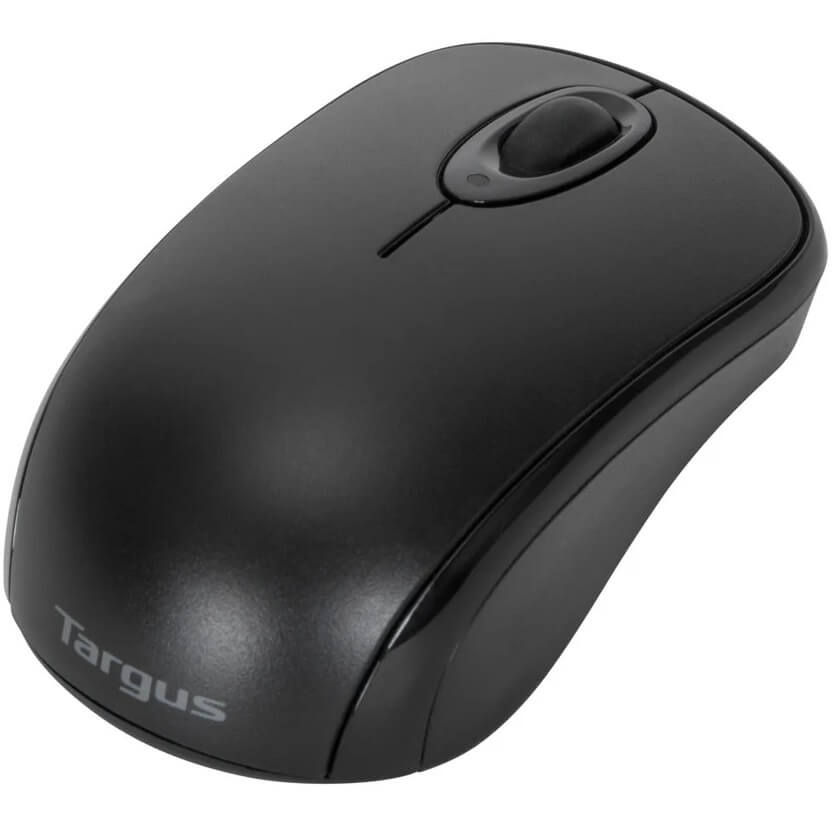 Targus Bluetooth Antimicrobial Mouse – Black (AMB844GL) — front view