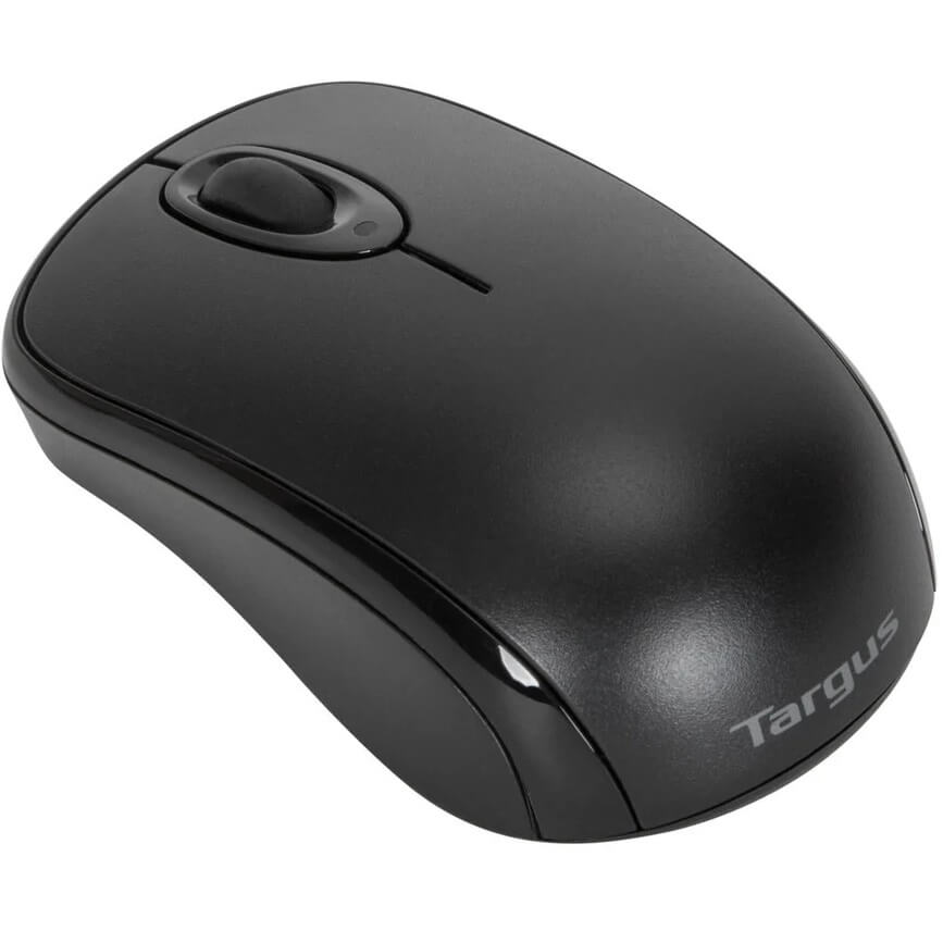 Targus Bluetooth Antimicrobial Mouse – Black (AMB844GL) — side view