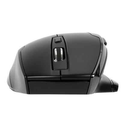 Targus BlueTrace Wireless Ergonomic Antimicrobial Mouse – Black (AMW584GL) — rear view