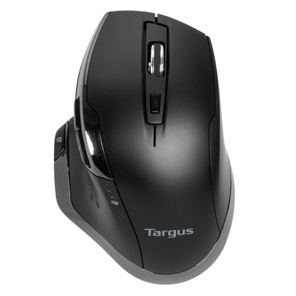 Targus BlueTrace Wireless Ergonomic Antimicrobial Mouse – Black (AMW584GL)
