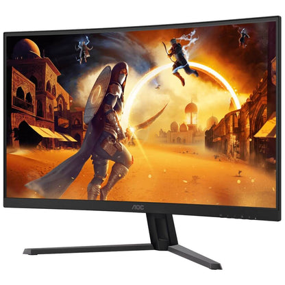 AOC CQ32G4E 31.5″ QHD 180Hz Curved Gaming Monitor (CQ32G4E) — side view