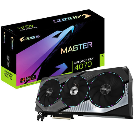AORUS GeForce RTX 4070 Master 12GB GDDR6X Graphics Card