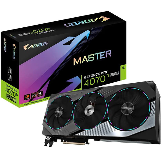 AORUS GeForce RTX 4070 Ti Super Master 16GB GDDR6X Graphics Card (GV-N407TSAORUS M-16GD) image 1