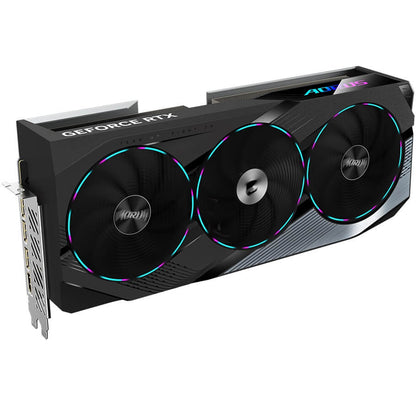 AORUS GeForce RTX 4070 Ti Super Master 16GB GDDR6X Graphics Card (GV-N407TSAORUS M-16GD) — side view