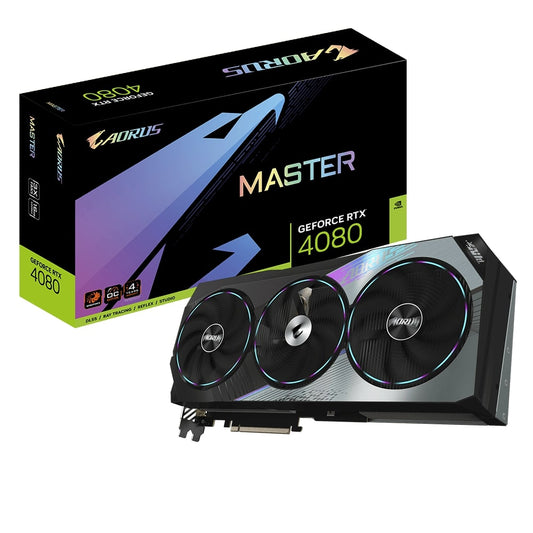 Gigabyte AORUS GeForce RTX 4080 Master 16GB GDDR6X Graphics Card (GV-N4080AORUS M-16GD) image 2
