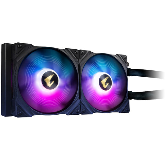 AORUS WaterForcer X 280 AIO CPU Liquid Cooler with LCD Display image 2