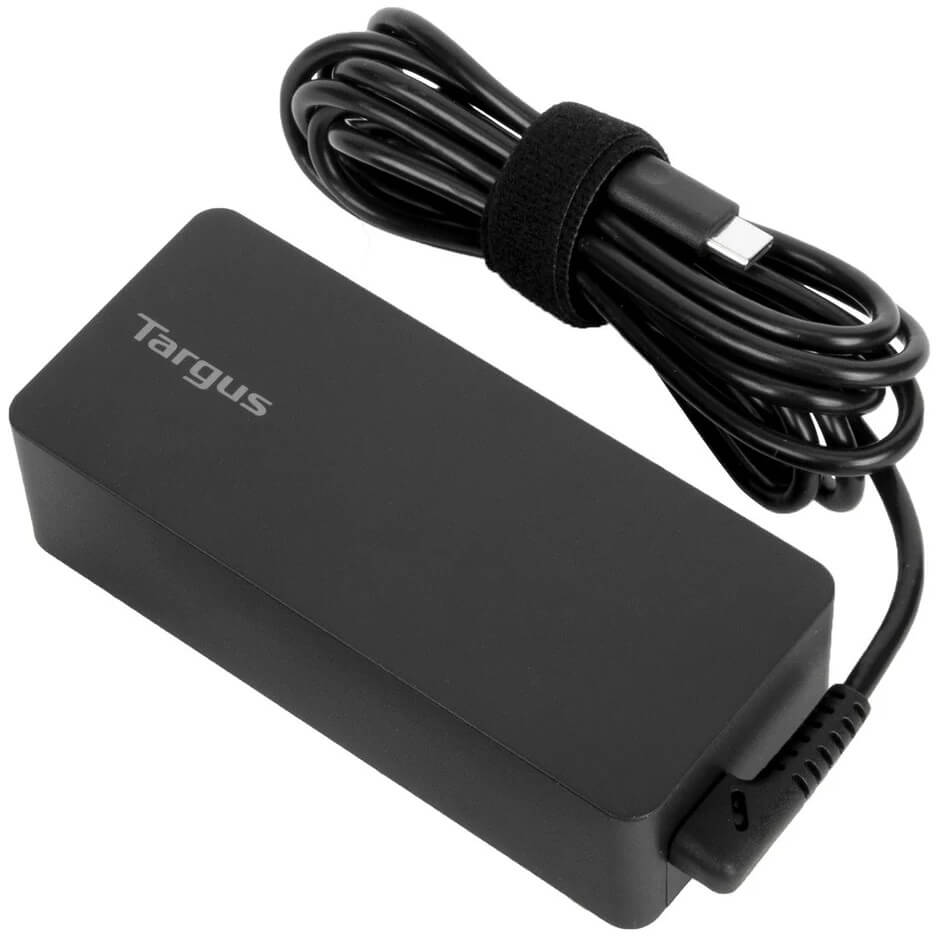 Targus 65W USB Type-C Charger (APA107EU) — side view
