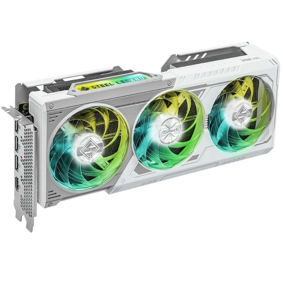 ASRock Intel Arc B580 Steel Legend OC 12GB GDDR6 192-BIT Graphics Card (90-GA5CZZ-00UANF) image 3