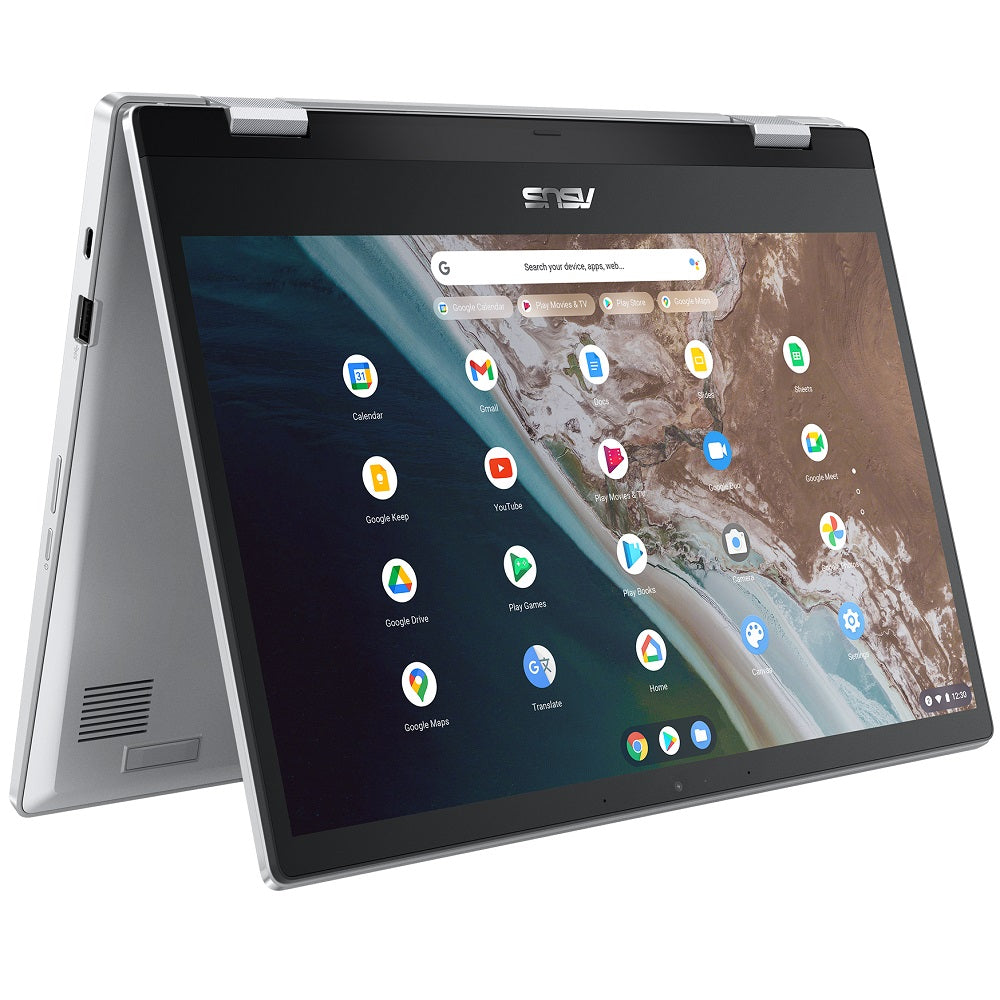 ASUS Chromebook CX1 Flip Notebook PC – Celeron N4500 / 14.0″ FHD Touch / 4GB RAM / 64GB eMMC Storage / Chrome OS (CX1400FKA-C