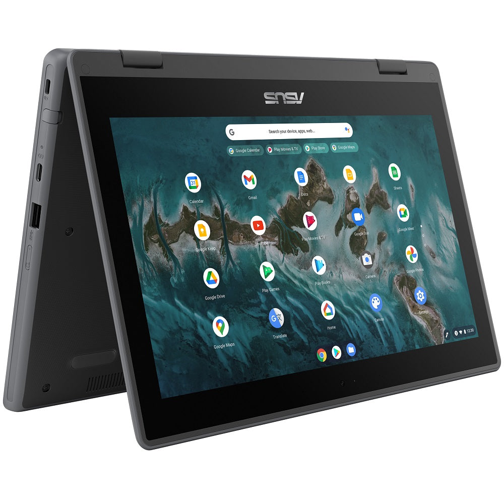 ASUS Chromebook Flip CR1 Notebook PC – Celeron N4500 / 11.6” HD Touch / 4GB RAM / 64GB eMMC / Chrome OS (CR1100FKA-C464G0C)