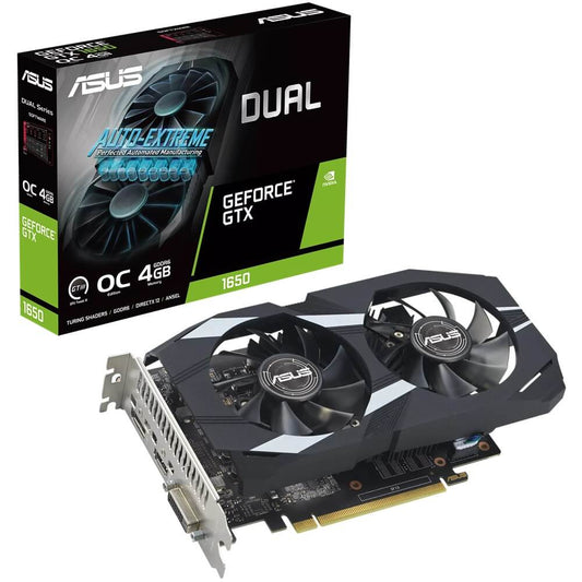 ASUS Dual GeForce GTX 1650 OC Edition 4GB GDDR6 EVO Graphics Card (90YV0EZD-M0NA00) image 1