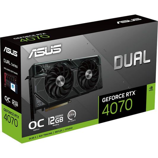 ASUS Dual GeForce RTX 4070 12GB GDDR6X Graphics Card image 1