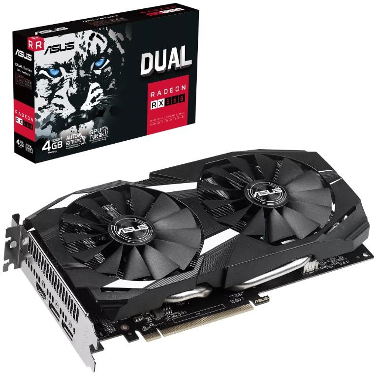 ASUS Dual Radeon RX 560 4GB GDDR5 Graphics Card image 1