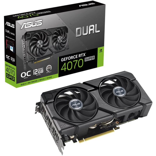 ASUS Dual GeForce RTX 4070 SUPER EVO OC Edition 12GB GDDR6X Graphics Card (90YV0KC0-M0NA00) image 1