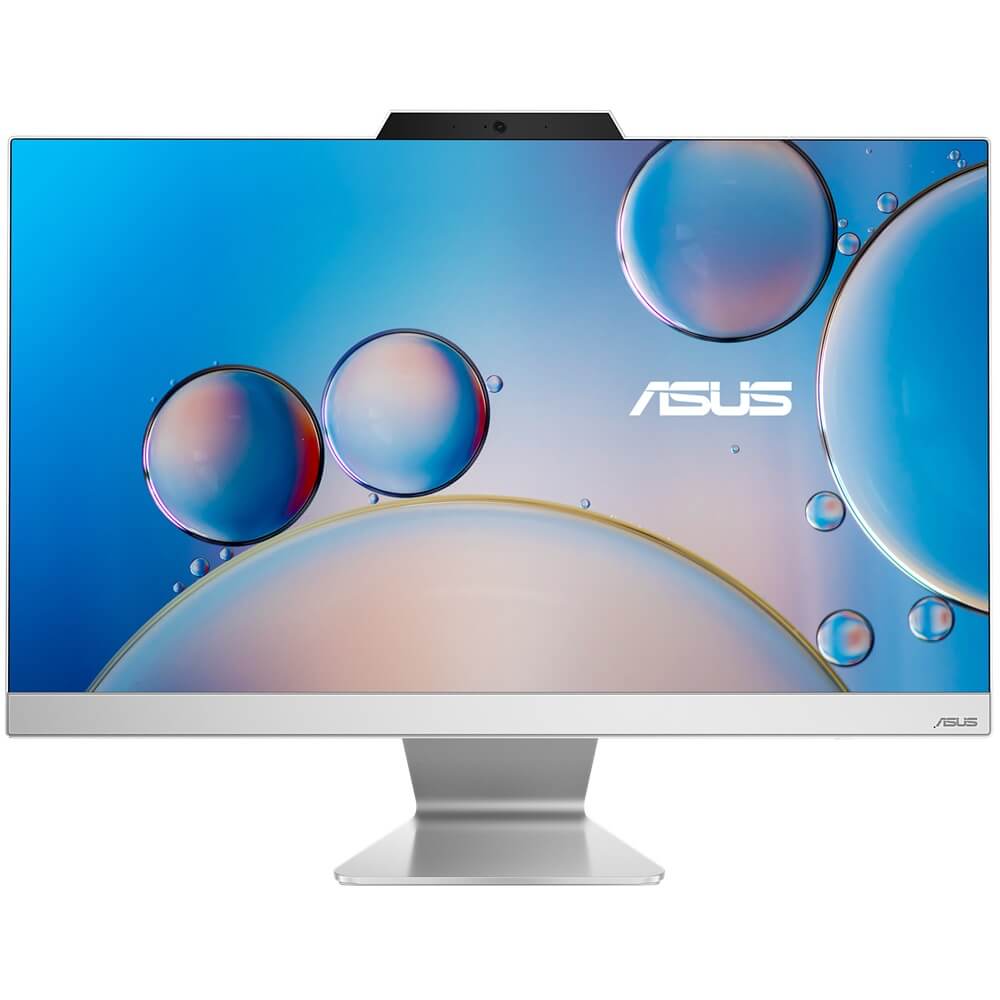 ASUS A3402 All-in-One Dsktop PC – Core i7-1255U / 23.8″ FHD / 16GB RAM / 512GB SSD / Win 11 Pro / White (E3402WVAK-I716512W0X) image 1