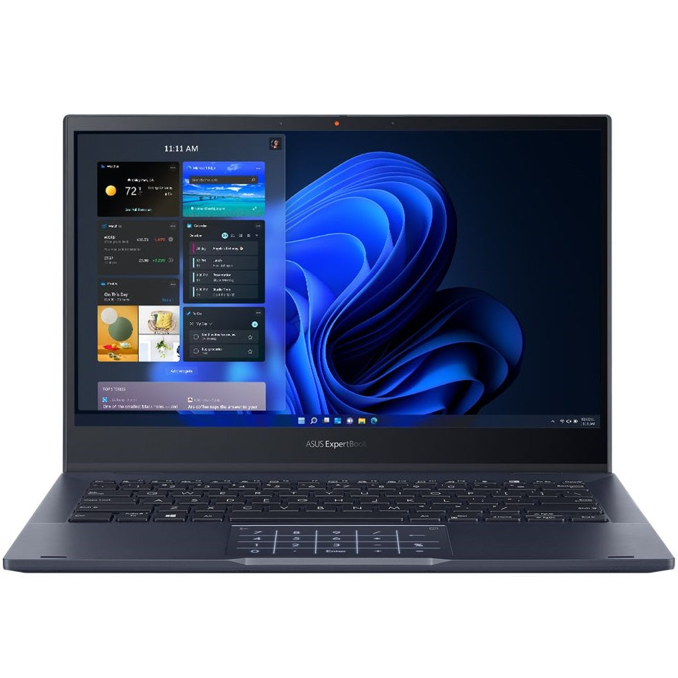 ASUS ExpertBook B5 Flip Notebook PC – Core i7-1255U / 13.3″ FHD Touch / 16GB RAM / 512GB SSD / Win 11 Pro / Star Black (B5302