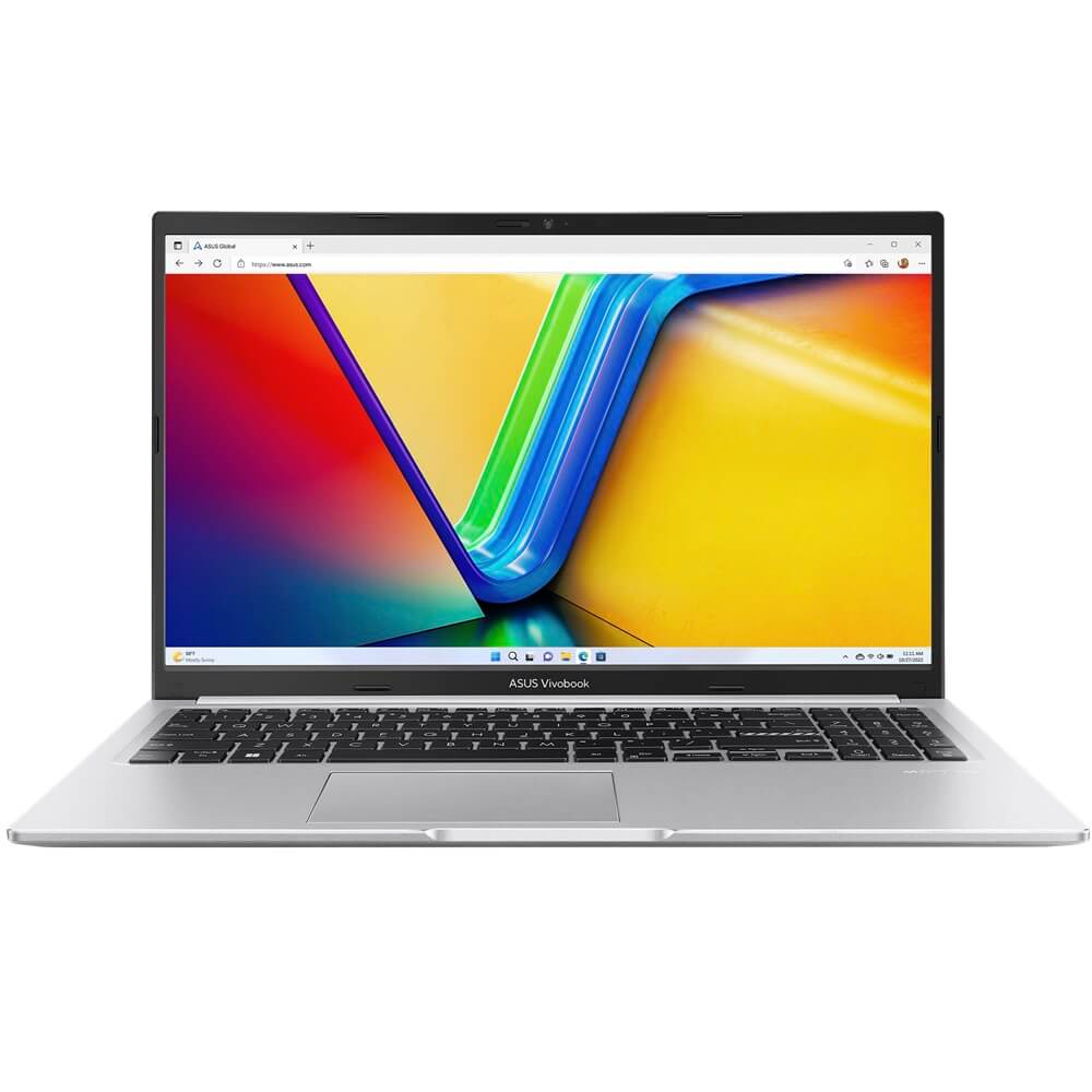 ASUS Vivobook 15 M1502QA Notebook PC – Ryzen 7 5800H / 15.6″ FHD / 16GB RAM / 512GB SSD / Win 11 Home / Cool Silver (M1502QA-