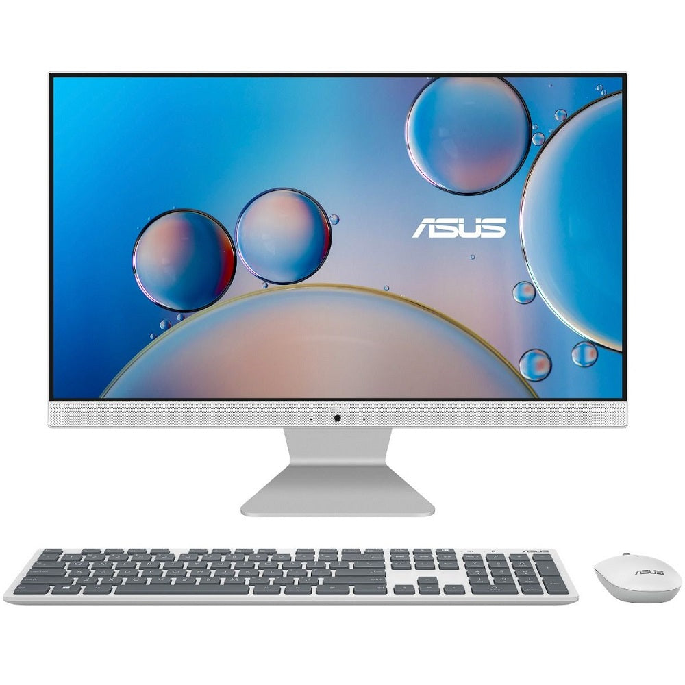 ASUS M3400 All-in-One Desktop PC – Ryzen 5-5625U / 23.8″ FHD / 8GB RAM / 512GB SSD / Win 11 Home (M3400WYAK-58512W0W) image 1