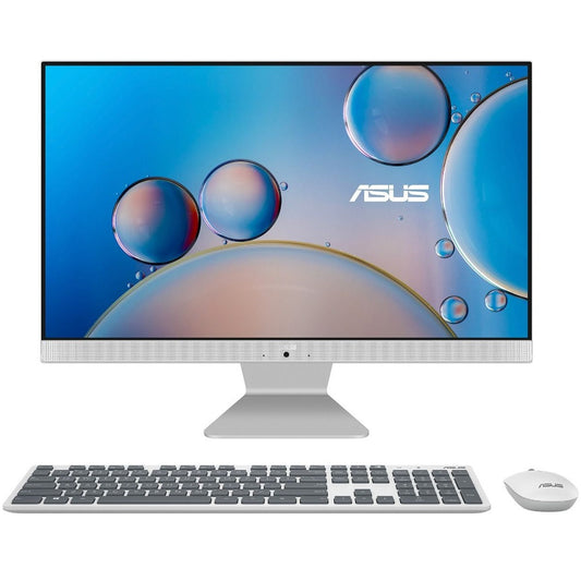 ASUS M3400 All-in-One Desktop PC – Ryzen 5-5625U / 23.8″ FHD / 8GB RAM / 512GB SSD / Win 11 Home (M3400WYAK-58512W0W) image 1