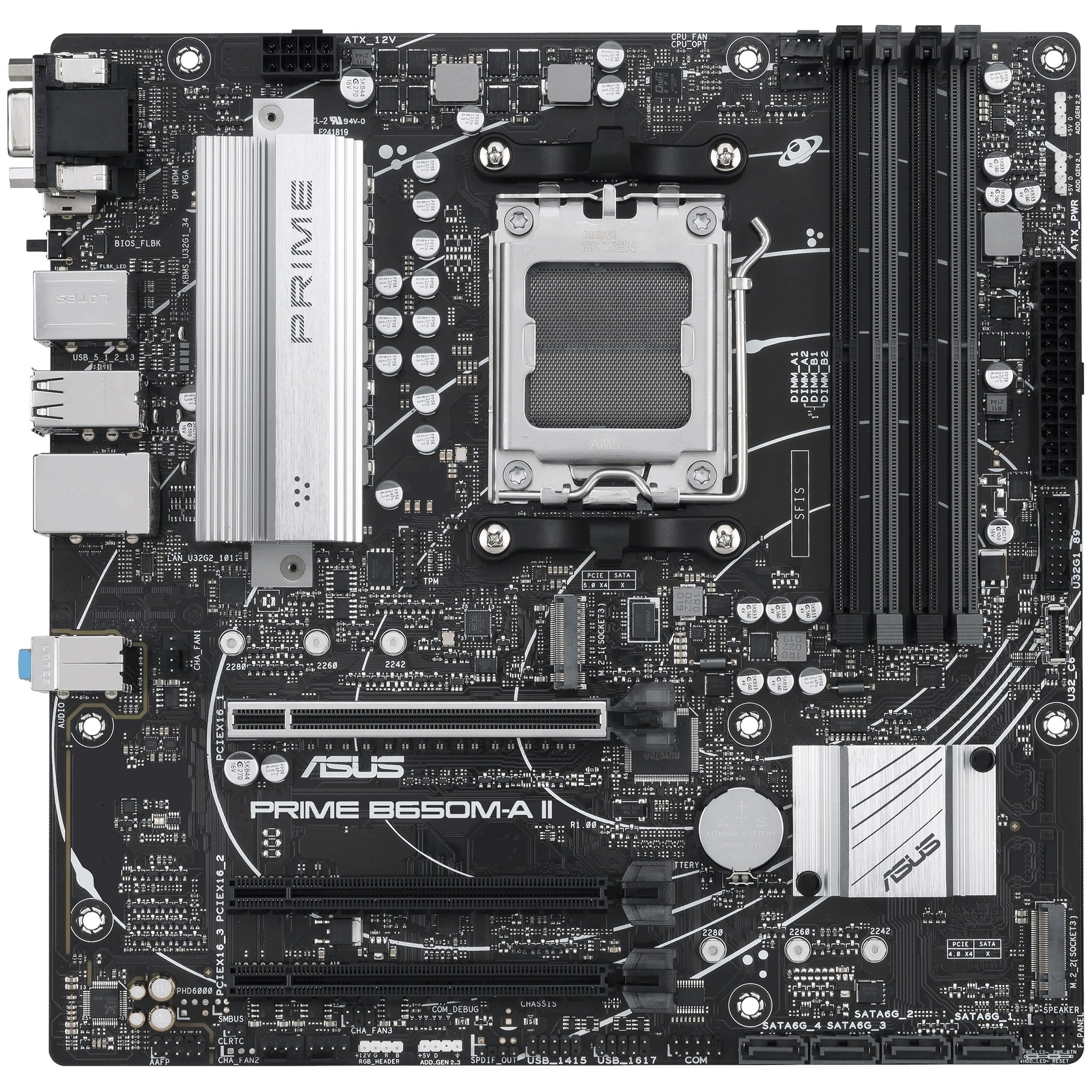 ASUS PRIME B650M-A II AM5 mATX Motherboard (90MB1EH0-M0EAY0) image 2