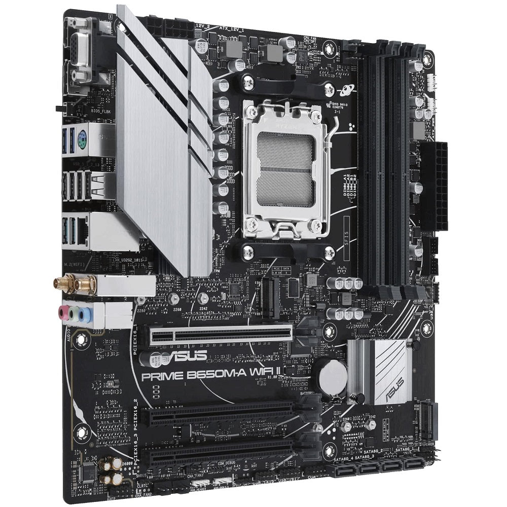 ASUS PRIME B650M-A WIFI II AM5 mATX Motherboard image 3
