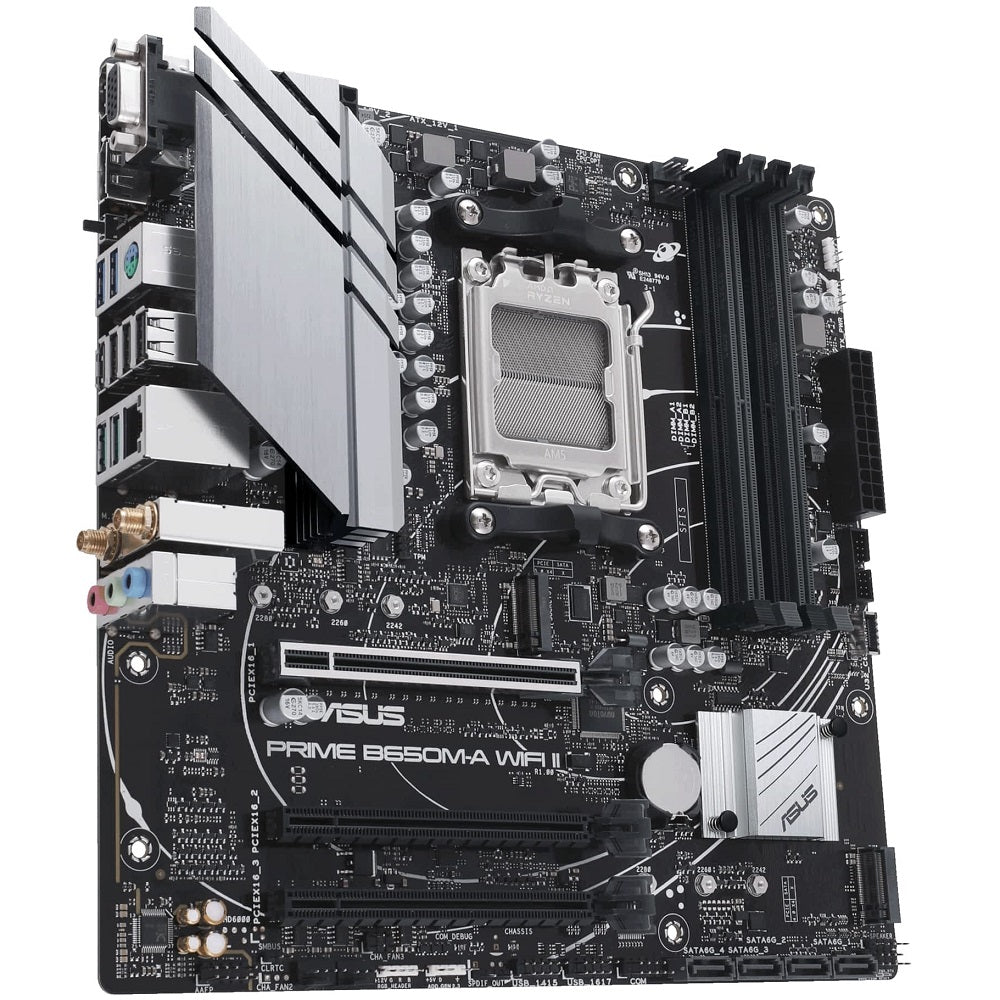 ASUS PRIME B650M-A WIFI II AM5 mATX Motherboard image 4