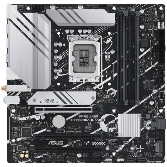 ASUS Prime B760M-A WIFI LGA1700 mATX Motherboard image 1