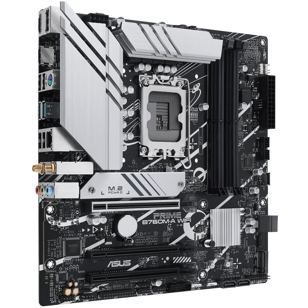 ASUS Prime B760M-A WIFI LGA1700 mATX Motherboard image 2