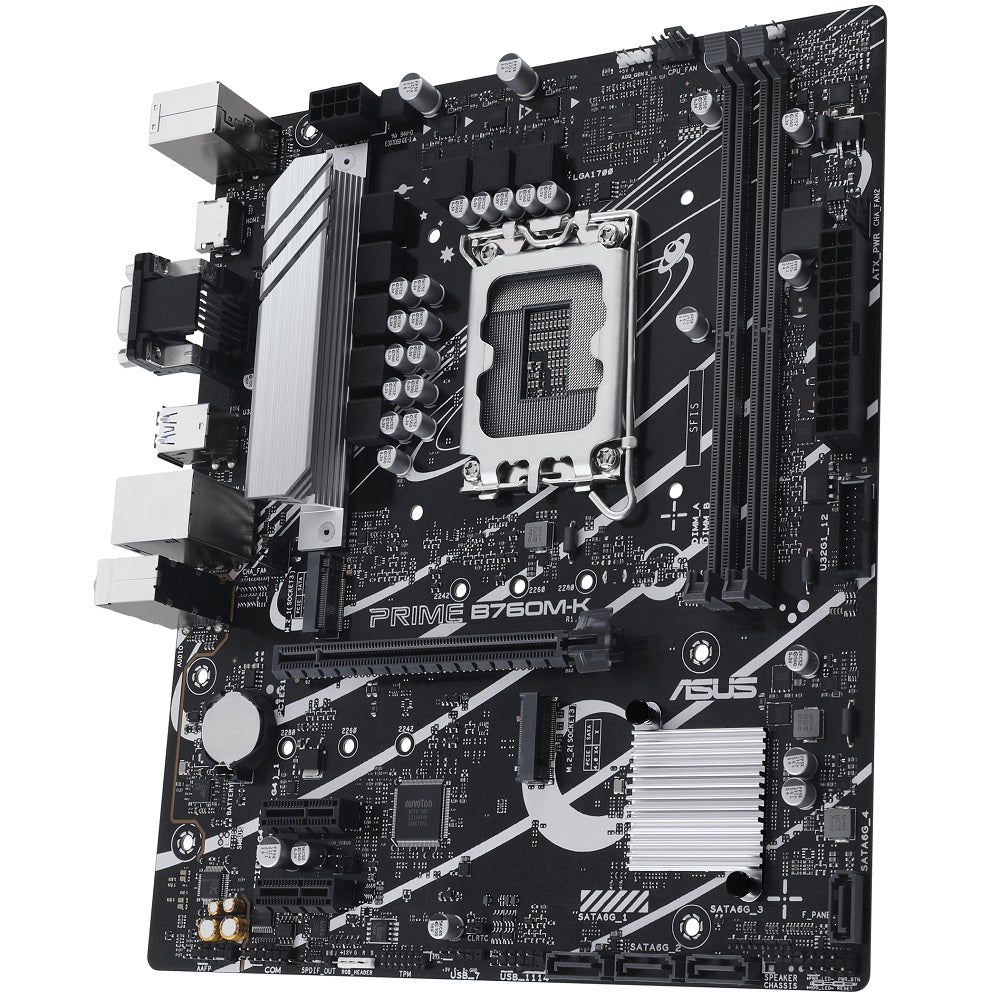 ASUS Prime B760M-K LGA1700 mATX Motherboard image 3