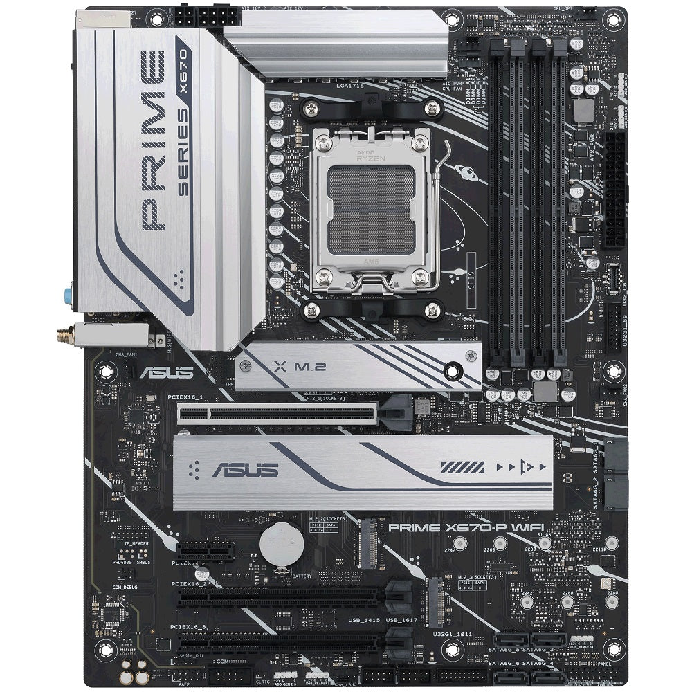 ASUS PRIME X670-P WIFI AM5 ATX Motherboard (90MB1BV0-M0EAY0) image 2