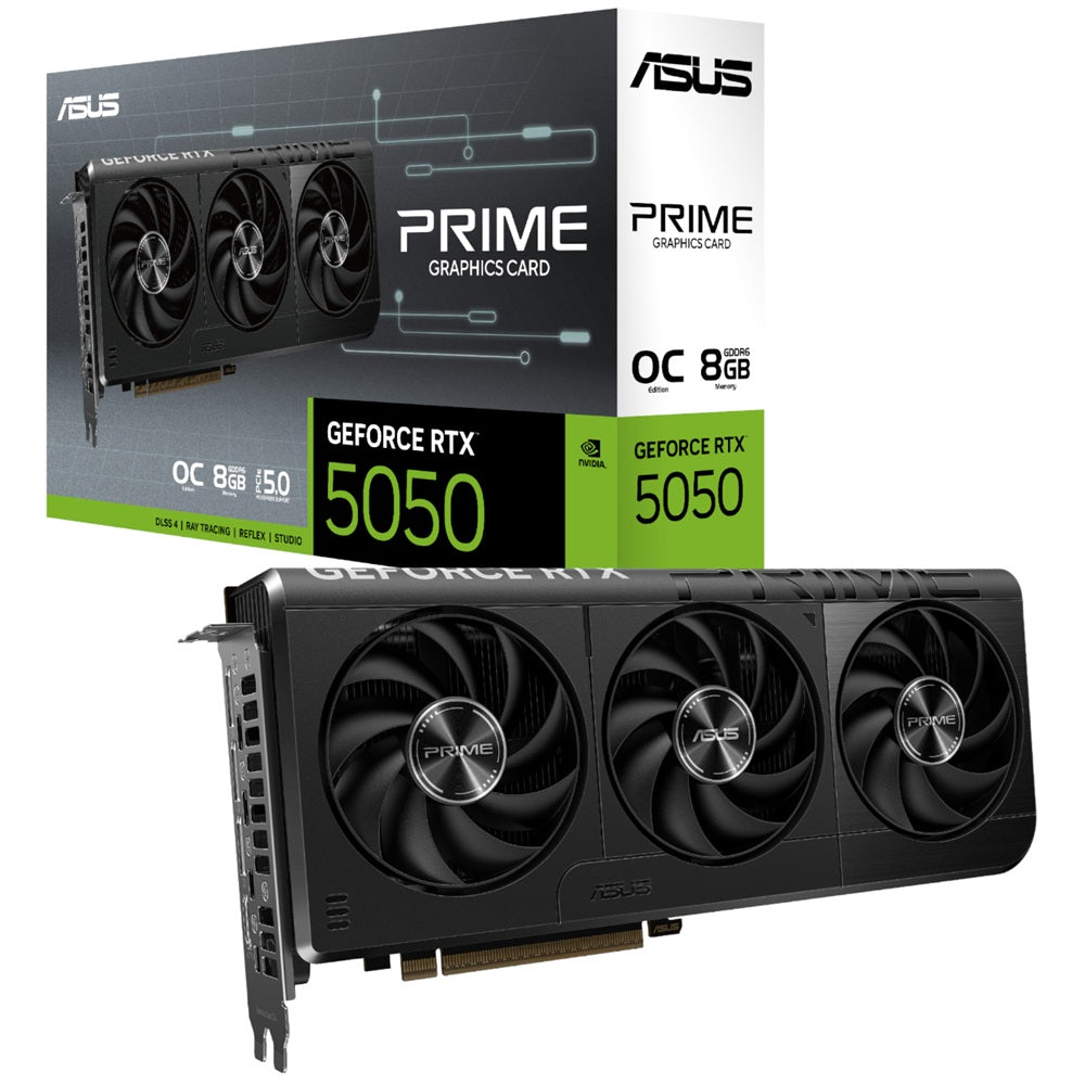 ASUS Prime GeForce RTX 5050 8GB GDDR6 OC Edition Graphics Card (90YV0N70-M0NA00) image 1