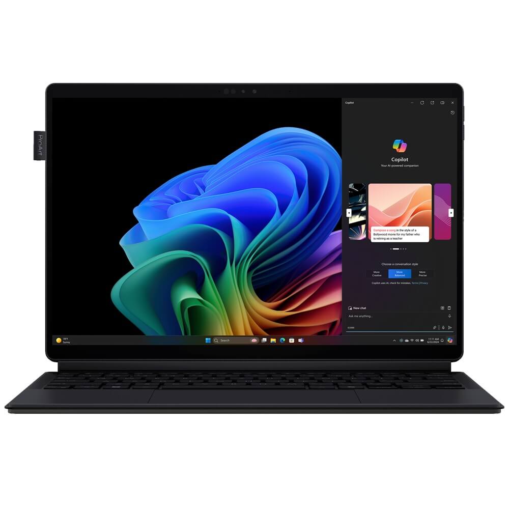 ASUS ProArt PZ13 HT5306QA 2-in-1 Detachable Notebook PC – Snapdragon X Plus X1P-42-100 / 13.3″ 3K OLED Touch / 16GB RAM / 1TB
