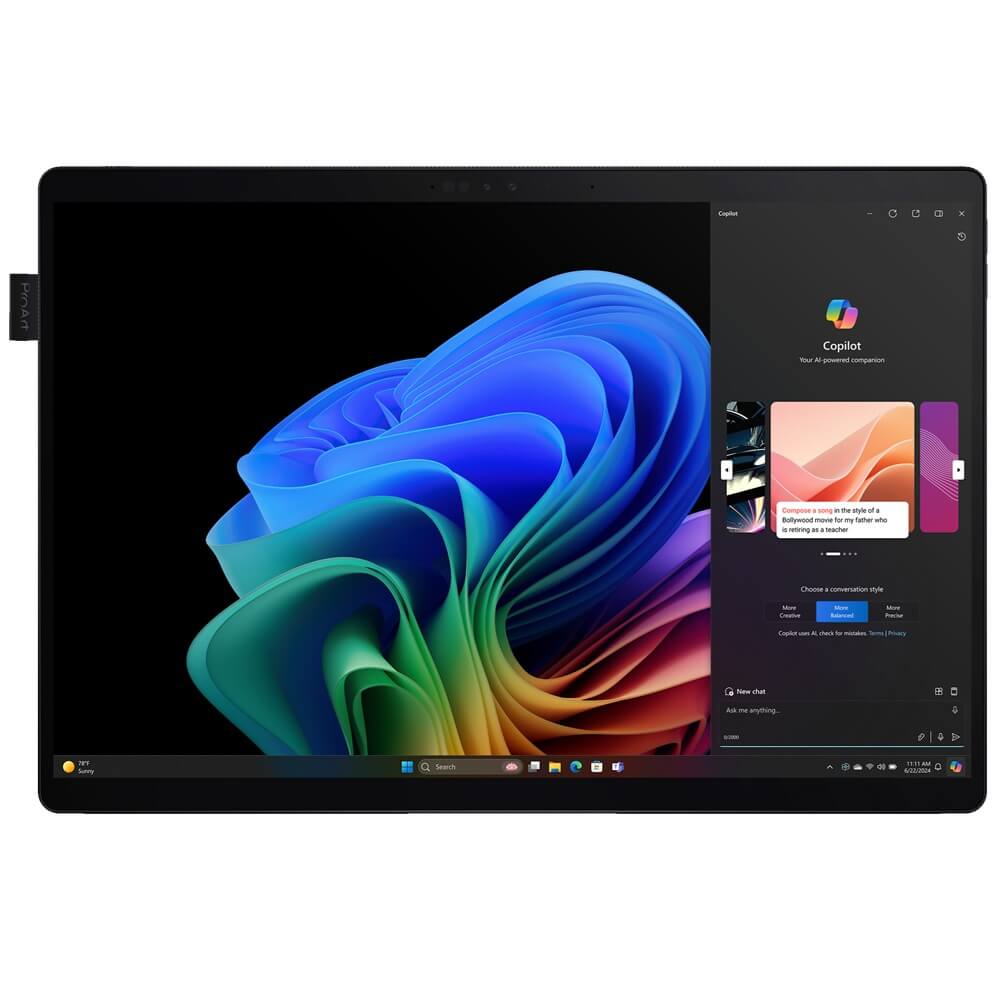 ASUS ProArt PZ13 HT5306QA 2-in-1 Notebook PC – Snapdragon X Plus X1P-42-100 / 13.3″ 3K OLED Touch / 16GB RAM / 1TB SSD / Win 