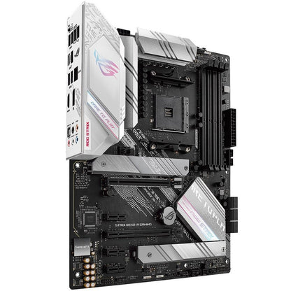 ASUS ROG STRIX B550-A GAMING AM4 ATX Motherboard (90MB15J0-M0EAY0) — side view