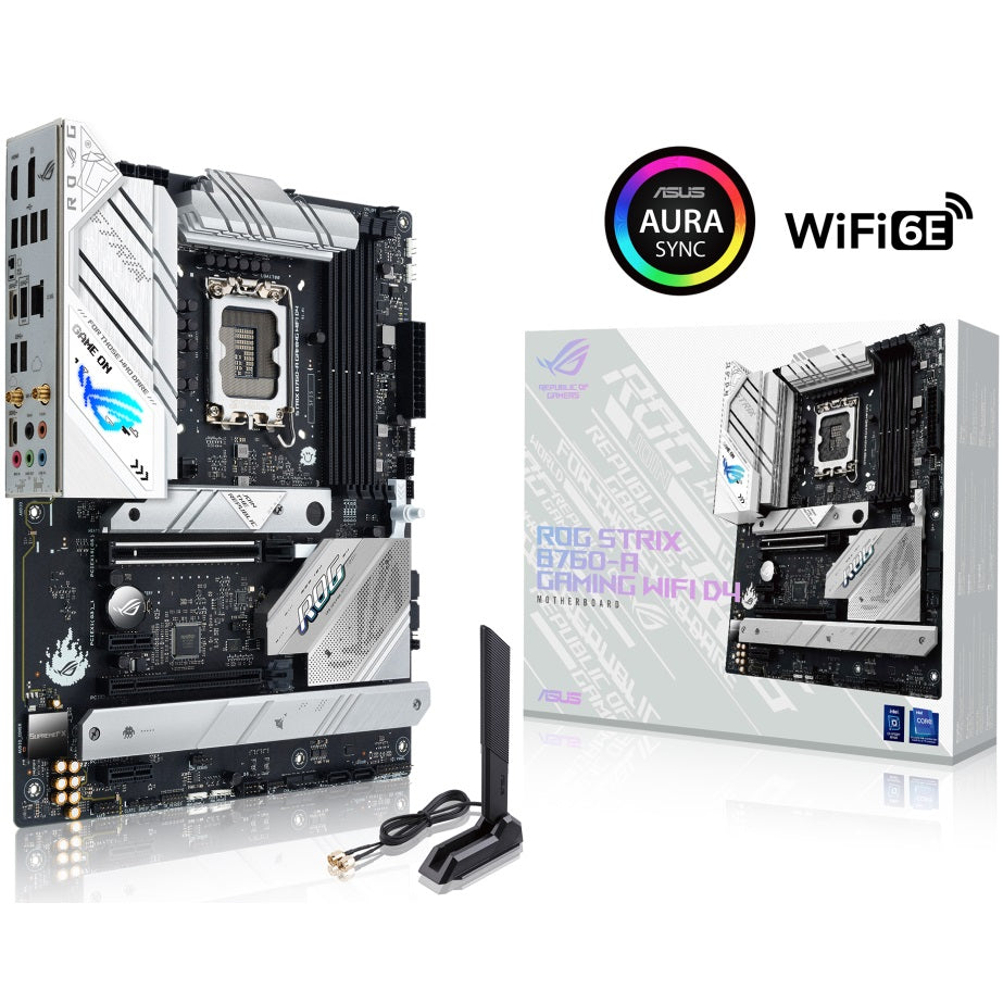 ASUS ROG STRIX B760-A GAMING WIFI D4 LGA1700 ATX Motherboard image 1