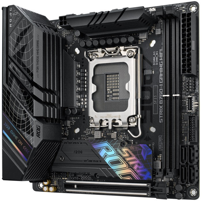 ASUS ROG STRIX B760-I Gaming WiFi LGA1700 Mini-ITX Motherboard image 3