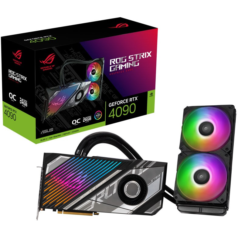 ASUS ROG Strix LC GeForce RTX 4090 24GB GDDR6X OC Graphics Card image 1
