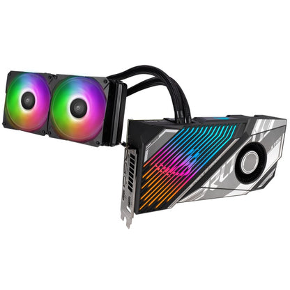 ASUS ROG Strix LC GeForce RTX 4090 24GB GDDR6X OC Graphics Card — rear view