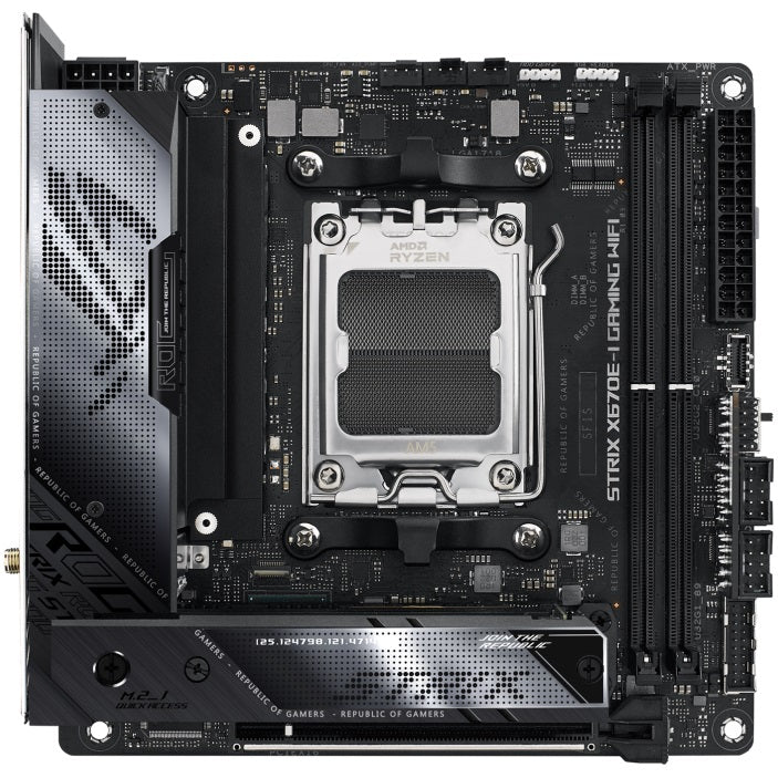 ASUS ROG STRIX X670E-I GAMING WIFI AM5 Mini-ITX Motherboard image 1