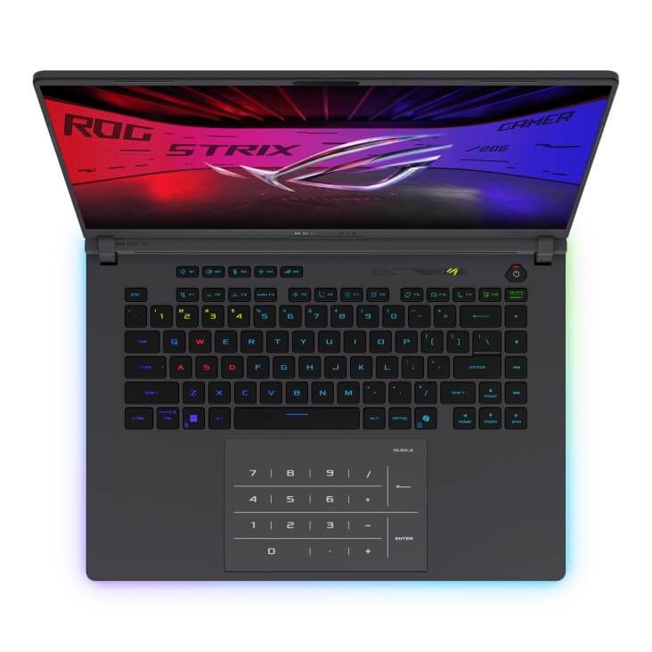 ASUS ROG Strix G16 G615 Gaming Notebook PC – Core i9-14900HX / 16″ WQXGA / 32GB RAM / 1TB SSD / NVIDIA RTX 5060 8GB / Win 11 Home (G615JMR-I93210G0W) image 4