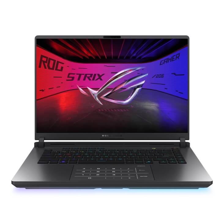 ASUS ROG Strix G16 G615 Gaming Notebook PC – Core Ultra 9 275HX / 16″ WQXGA 240Hz / 16GB RAM / 1TB SSD / NVIDIA RTX 5080 16GB / Win 11 Home (G615LW-U91610G0W) image 1