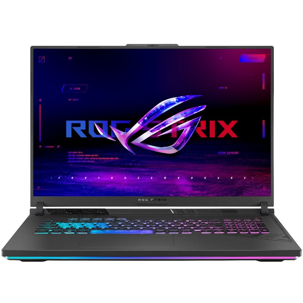 ASUS ROG Strix G814 Gaming Notebook PC – Core i9 14900HX / 18″ 2.5K WQXGA 240Hz / 32GB RAM / 1TB SSD / NVIDIA RTX 4070 8GB / Win 11 Home / Eclipse Grey (G814JIR-I93210G0W) image 1