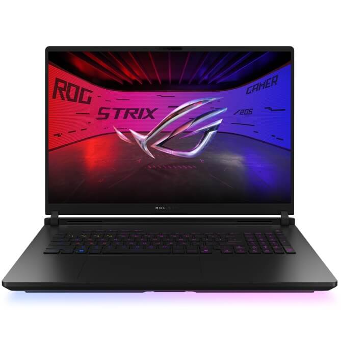ASUS ROG Strix SCAR 18 G835 Gaming Notebook PC – Core Ultra 9 275HX / 18” WQXGA 240Hz / 32GB RAM / 2TB SSD / NVIDIA RTX 5080 16GB / Win 11 Home (G835LW-U93220B0W) image 1