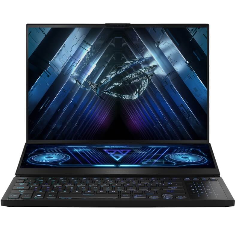 ASUS ROG Zephyrus DUO 16 GX650 Gaming Notebook PC – Ryzen 9-7945HX / 16.0″ QHD+ 240Hz / 32GB RAM / 2TB SSD / NVIDIA RTX 4090 16GB / Win 11 Home (GX650PY-93220B0W) image 1